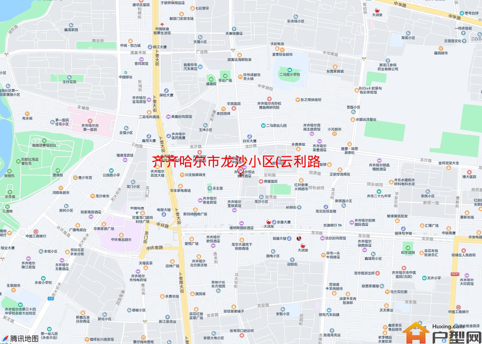 龙沙小区(云利路)小区 - 户型网