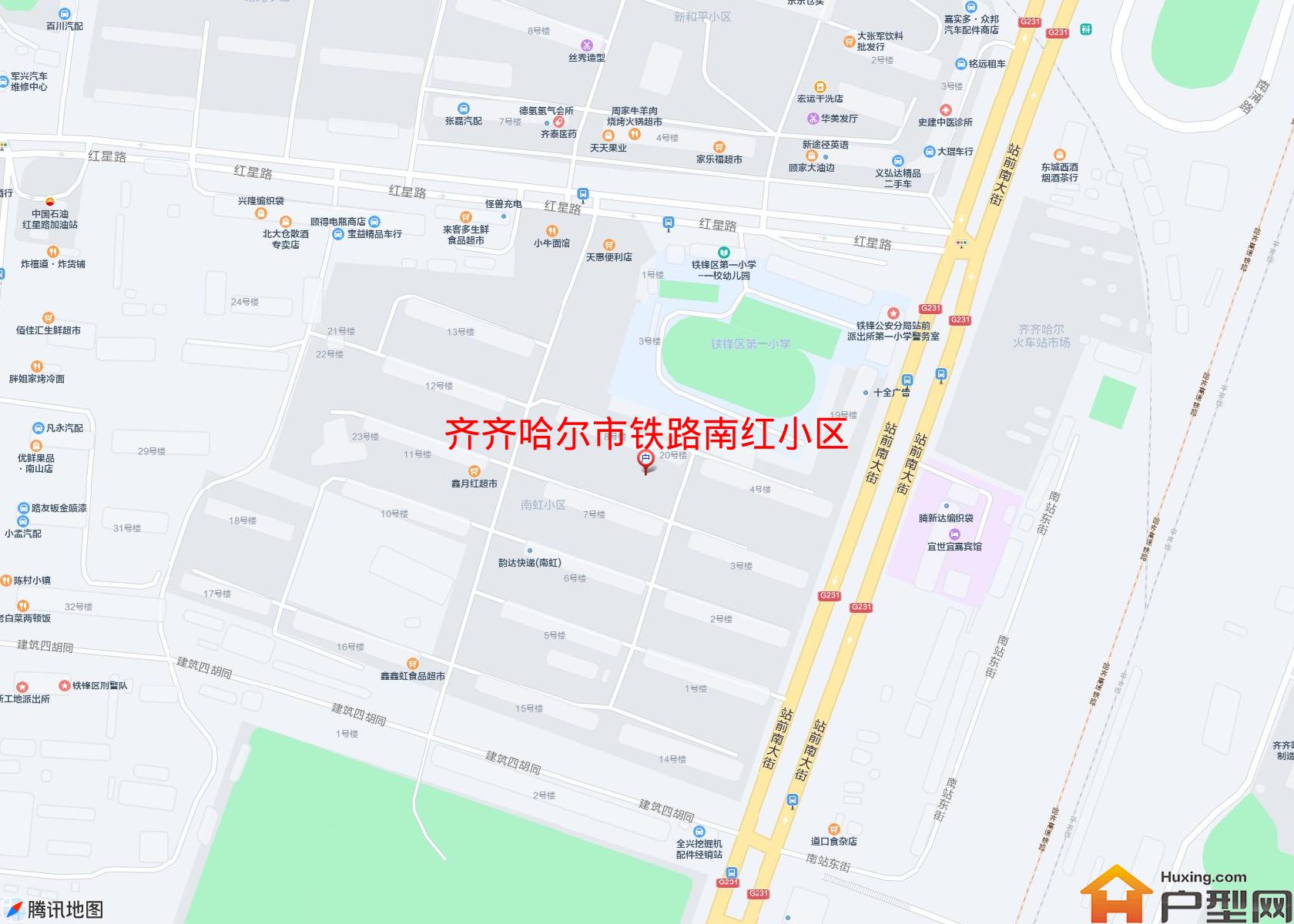 铁路南红小区小区 - 户型网