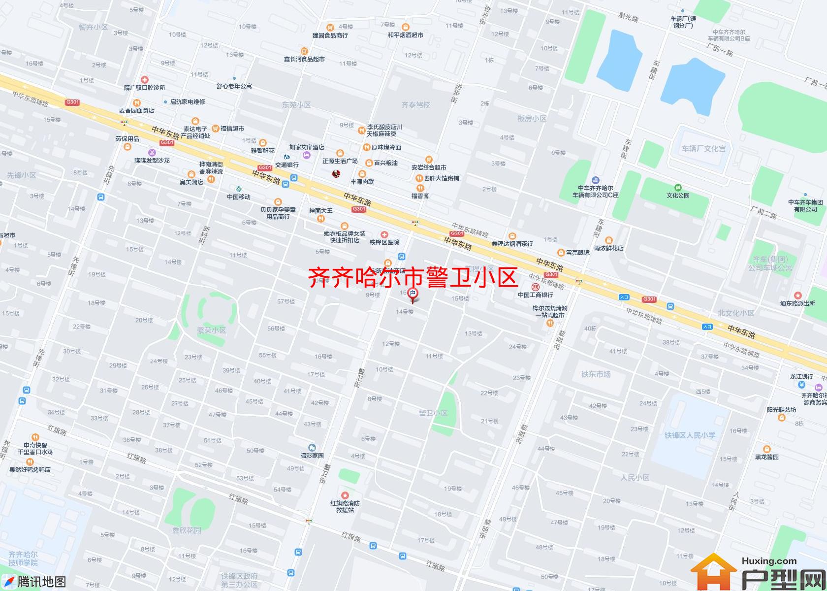 警卫小区小区 - 户型网