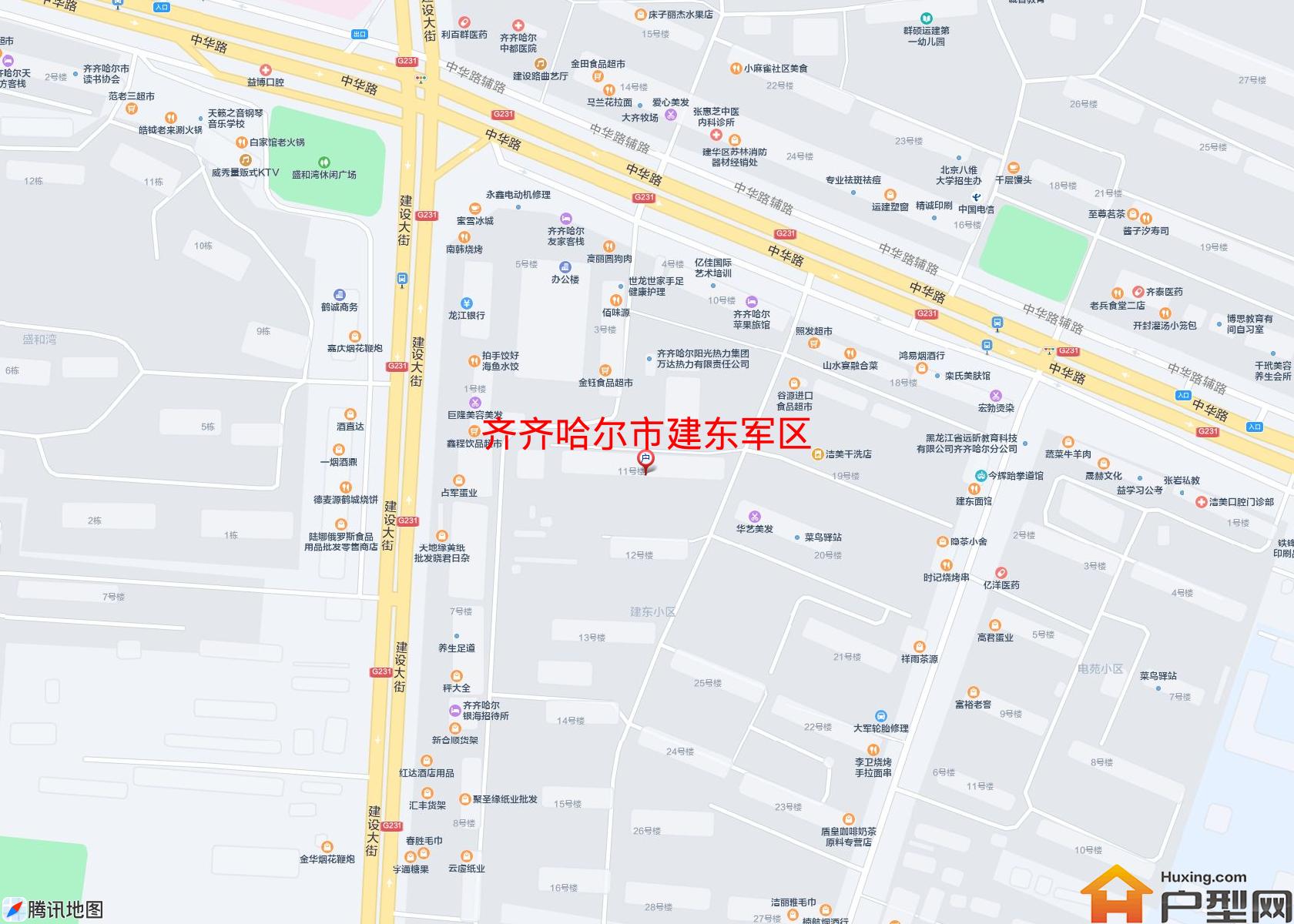 建东军区小区 - 户型网