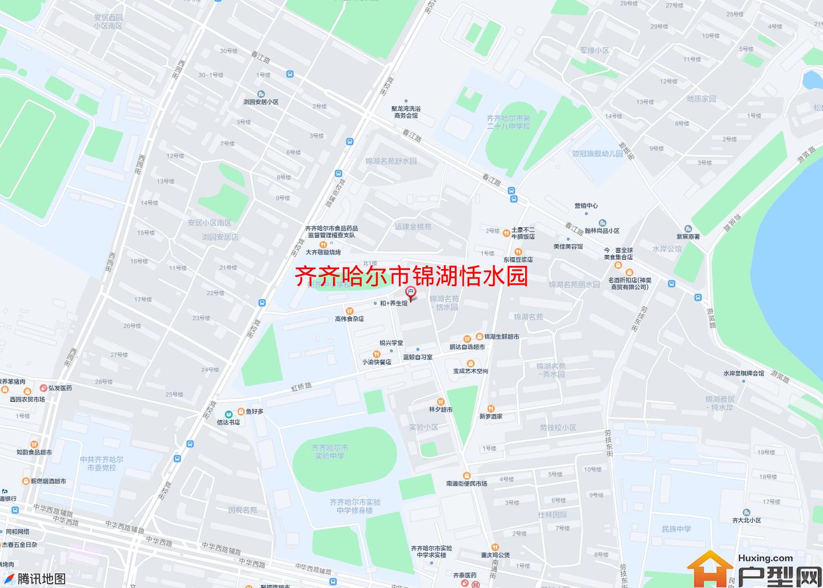 锦湖恬水园小区 - 户型网