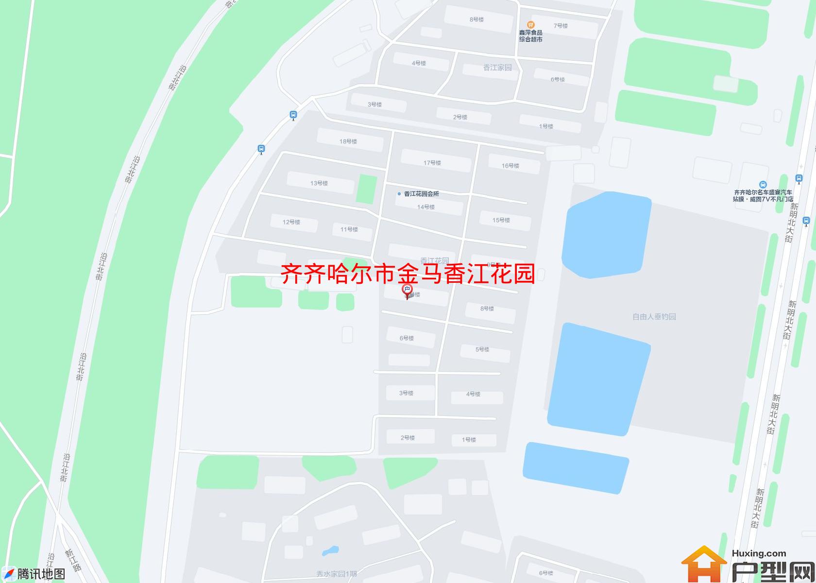 金马香江花园小区 - 户型网