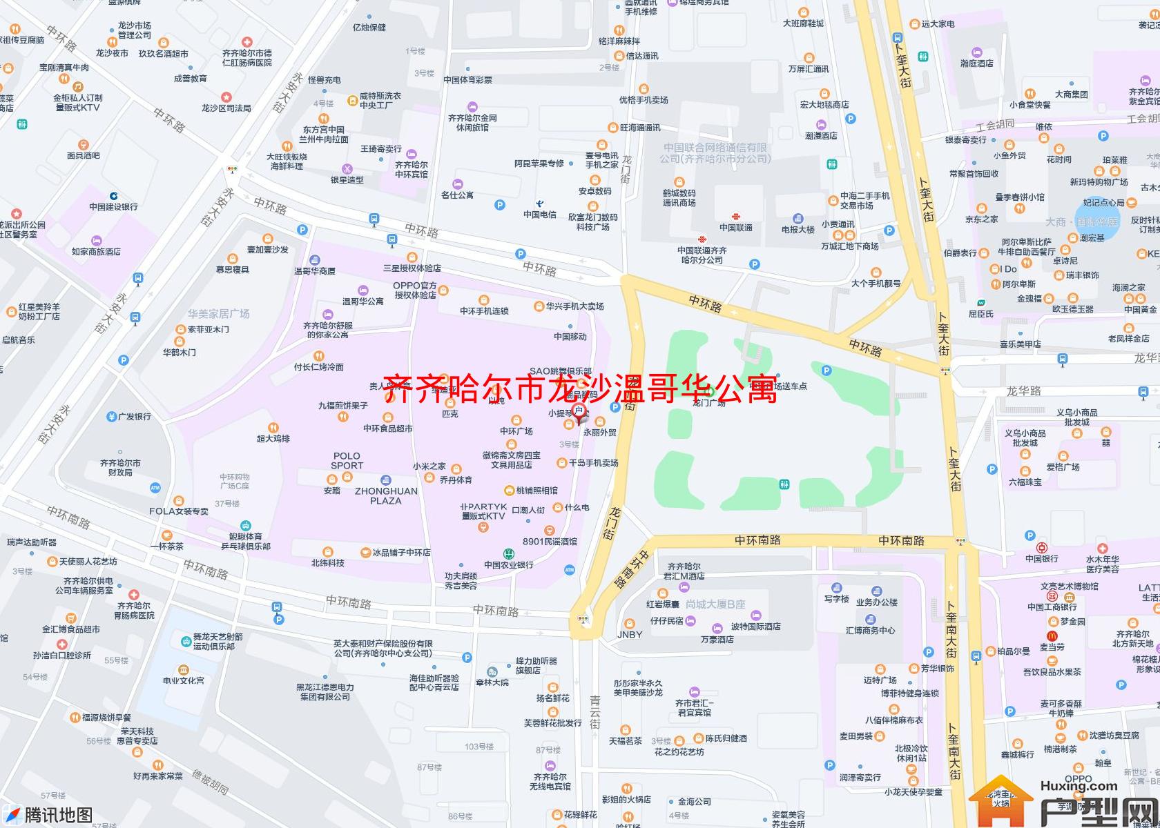 龙沙温哥华公寓小区 - 户型网