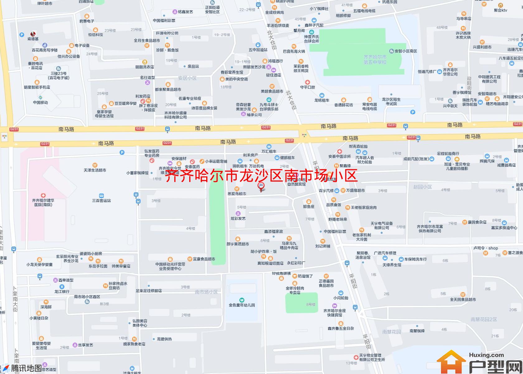 龙沙区南市场小区小区 - 户型网