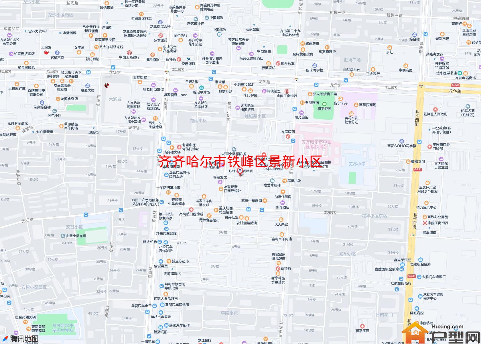 铁峰区景新小区小区 - 户型网