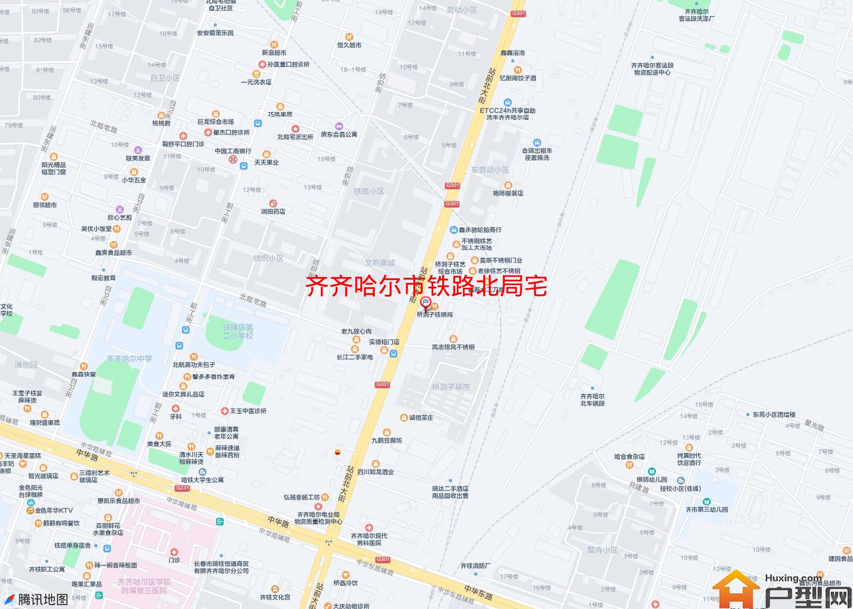 铁路北局宅小区 - 户型网