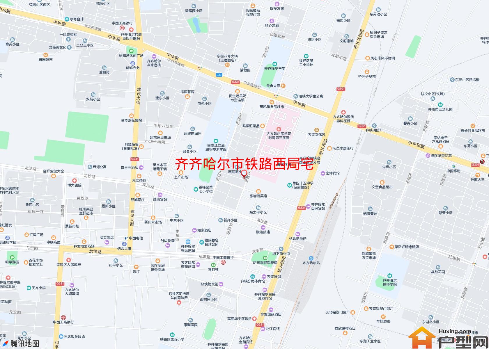 铁路西局宅小区 - 户型网