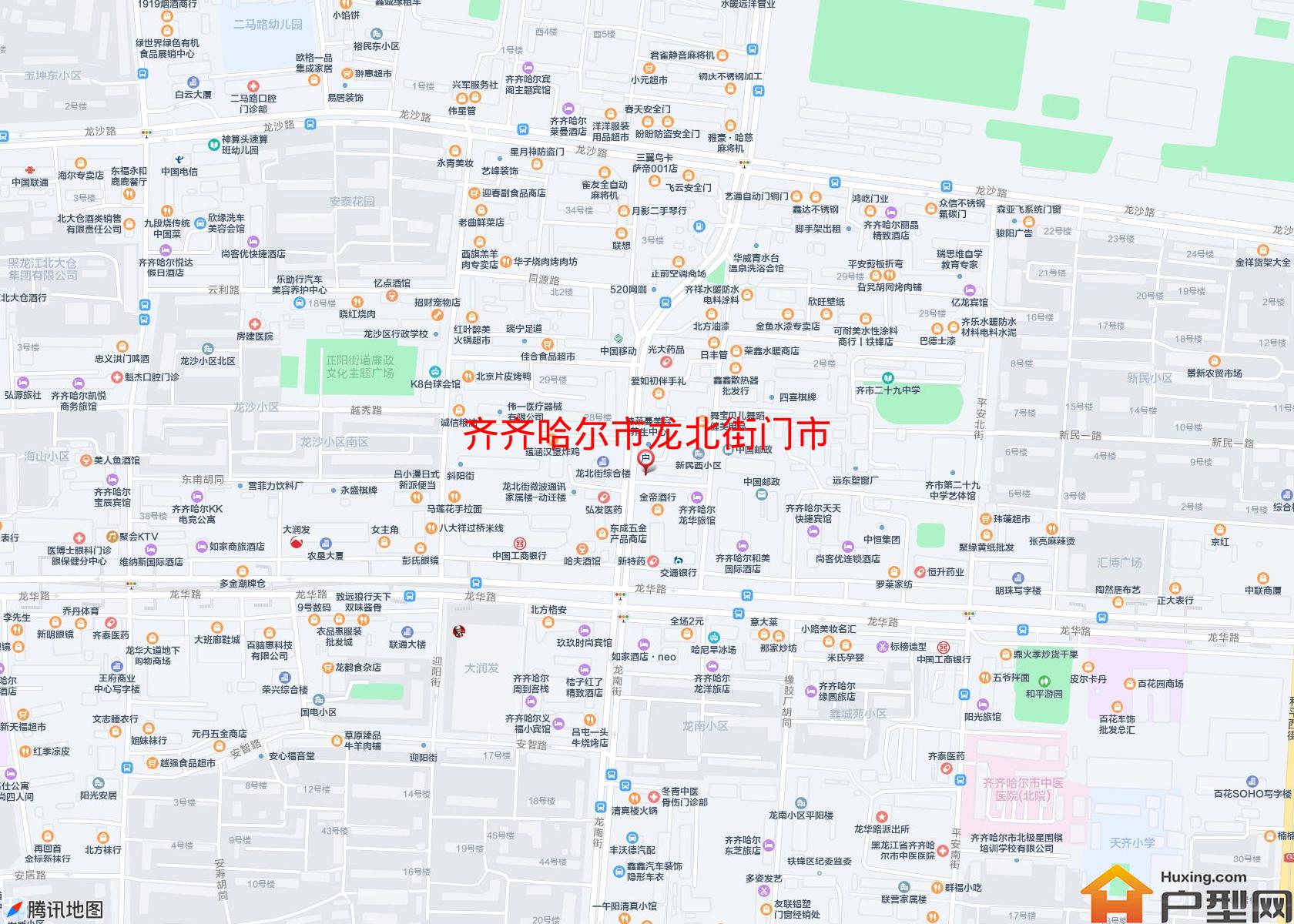 龙北街门市小区 - 户型网