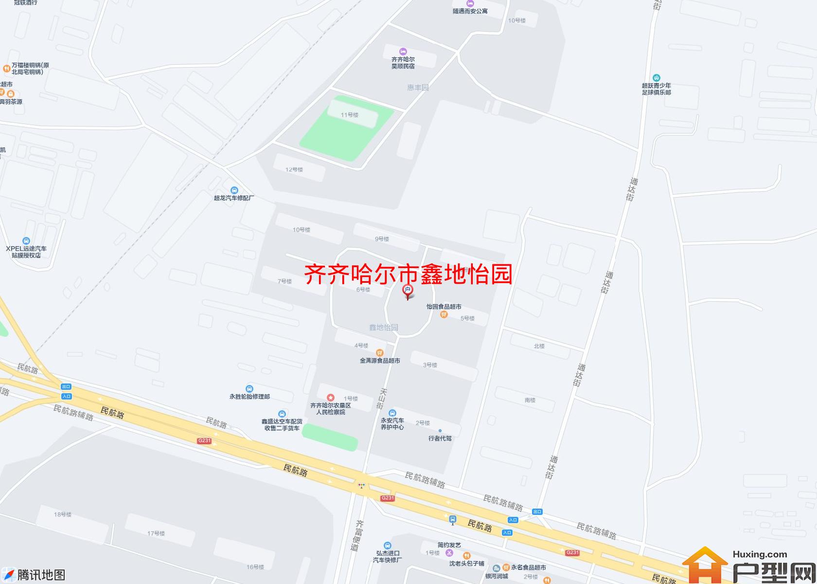 鑫地怡园小区 - 户型网