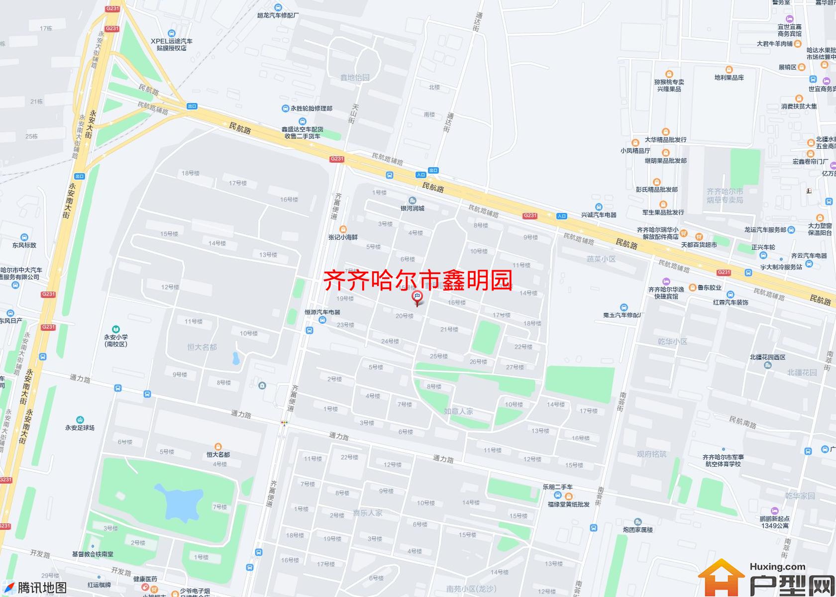 鑫明园小区 - 户型网