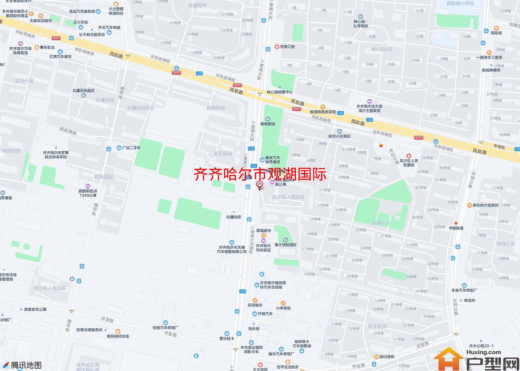 观湖国际小区 - 户型网