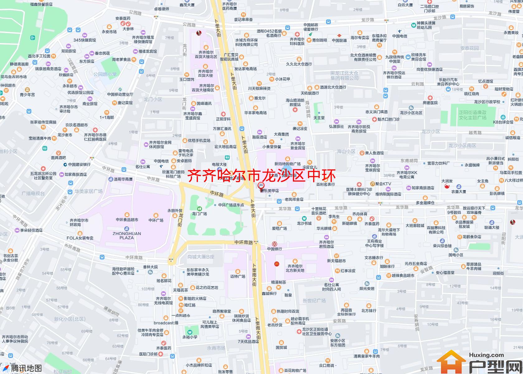 龙沙区中环小区 - 户型网