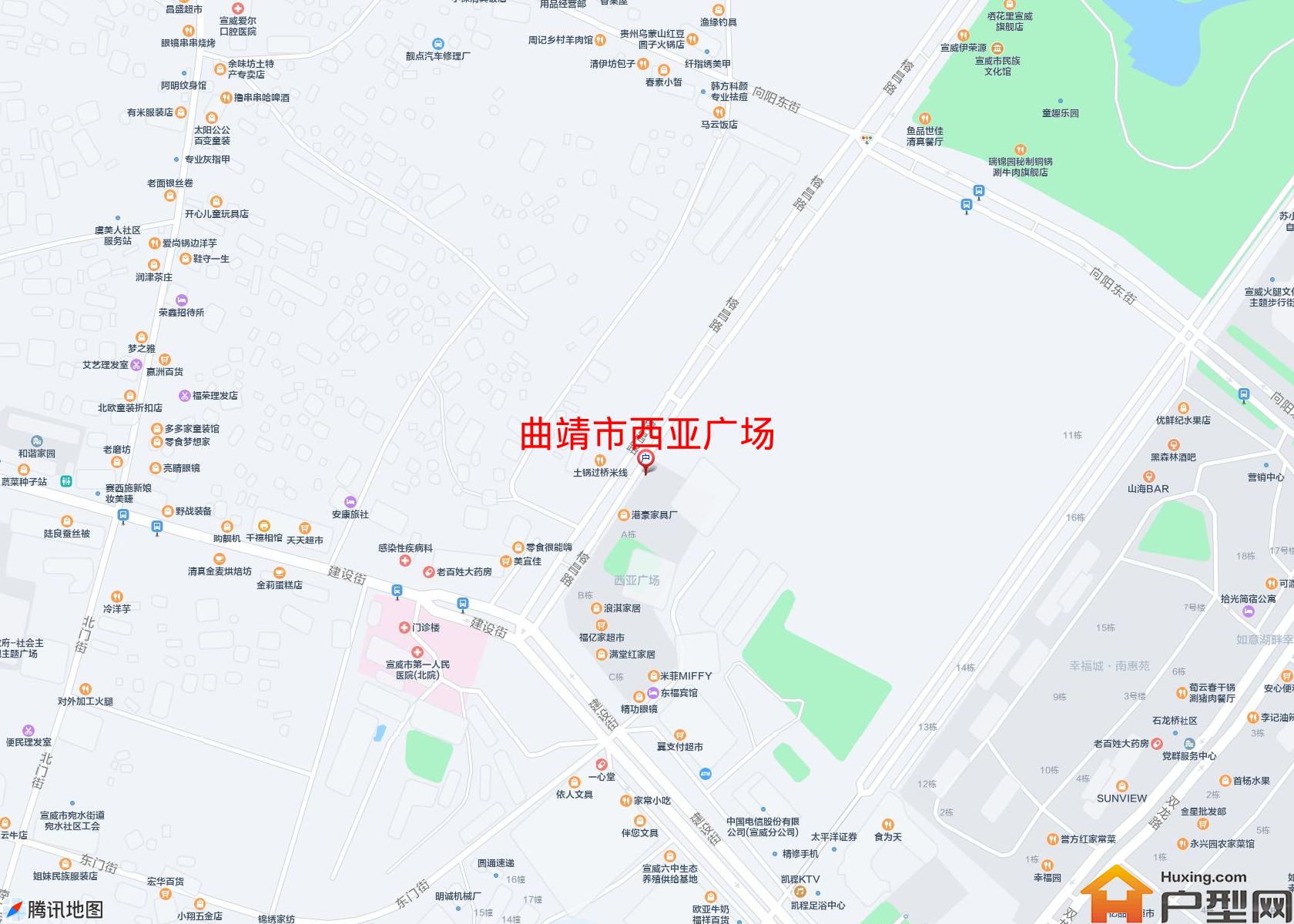 西亚广场小区 - 户型网