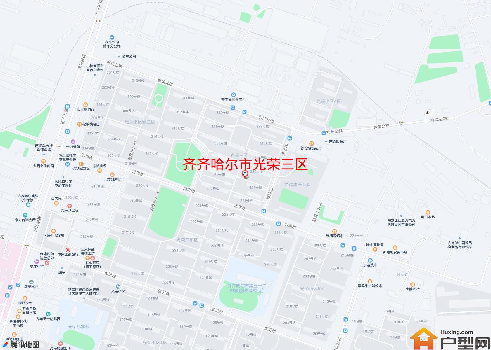 光荣三区小区 - 户型网