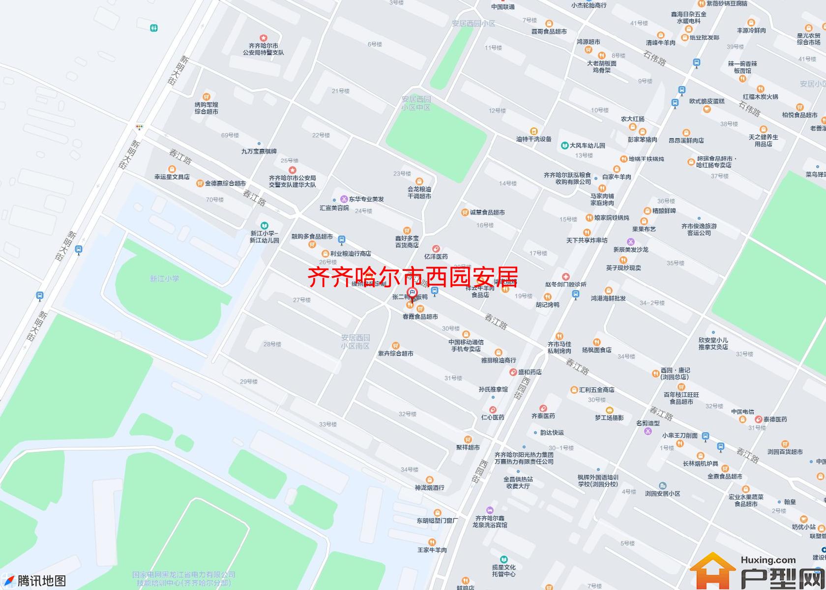 西园安居小区 - 户型网