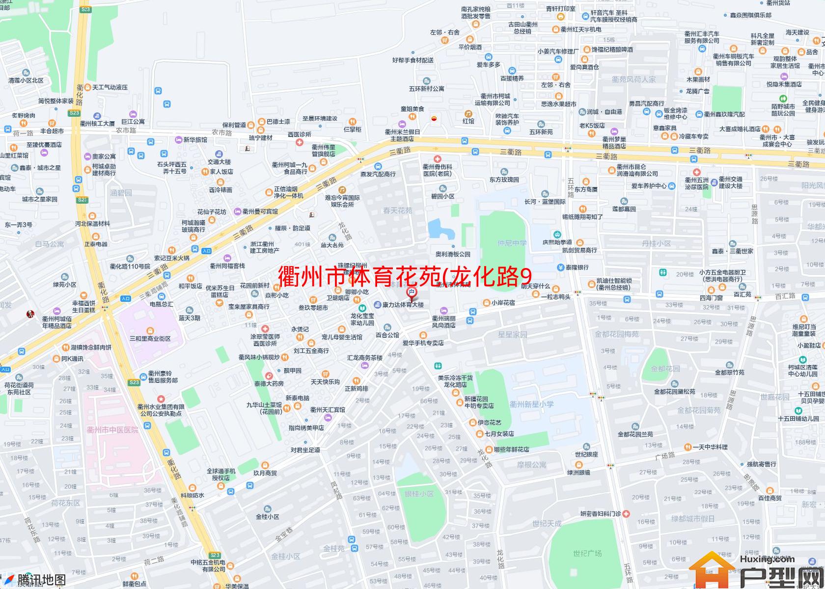 体育花苑( 龙化路90号)小区 - 户型网