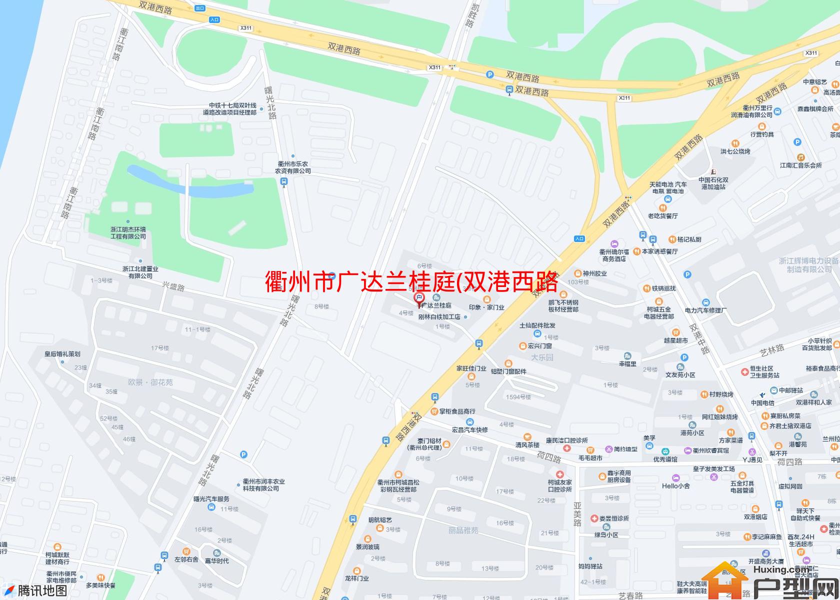 广达兰桂庭(双港西路100号)小区 - 户型网