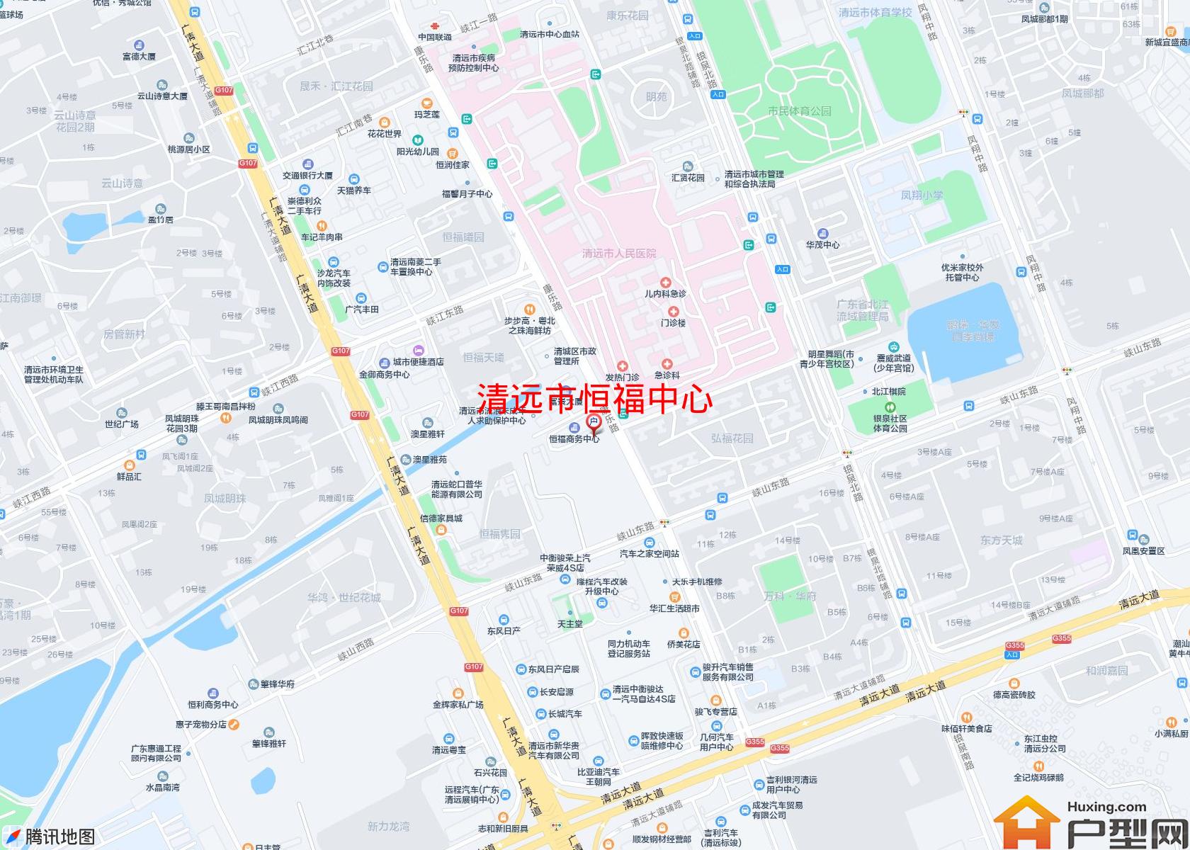 恒福中心小区 - 户型网