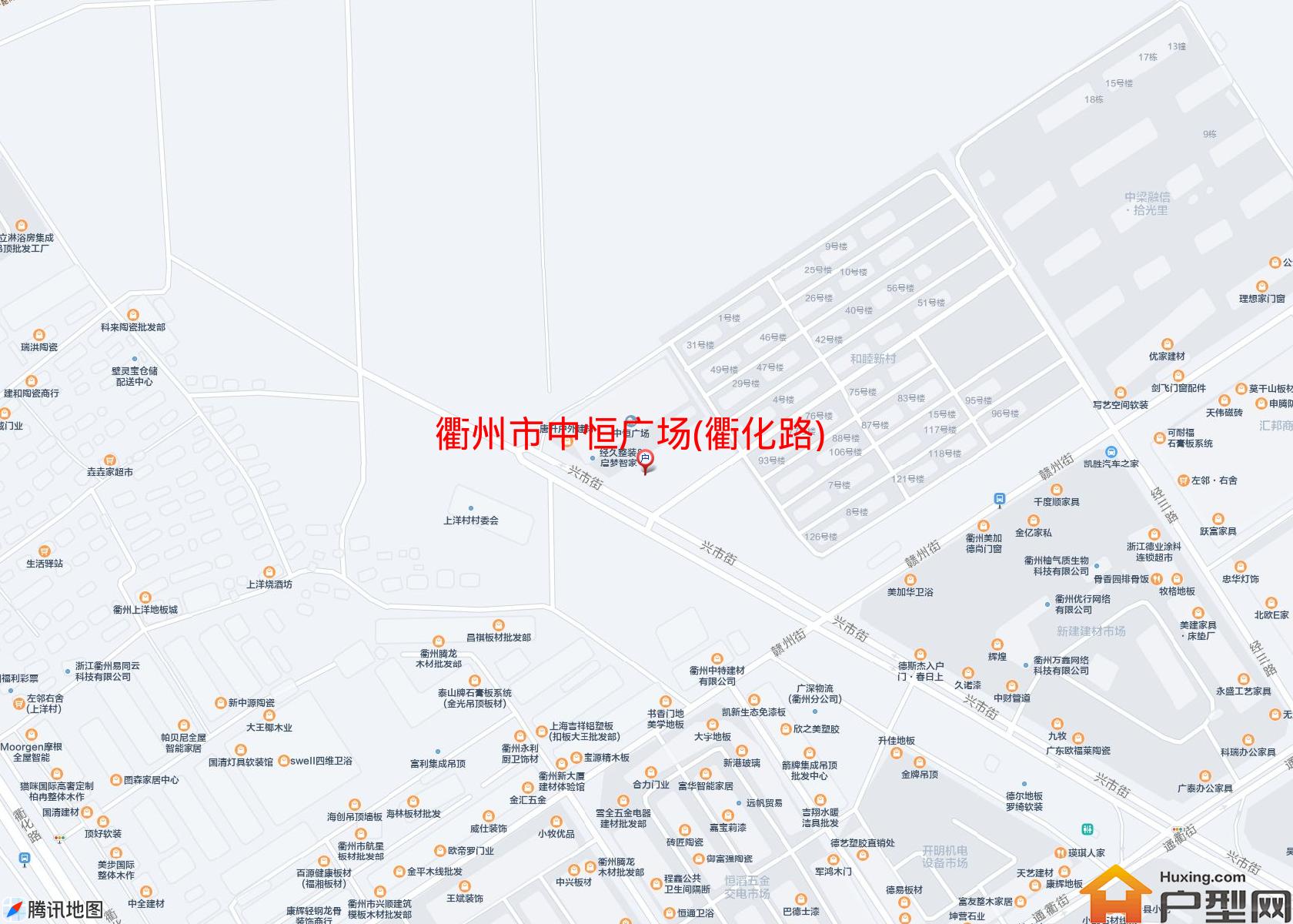 中恒广场(衢化路)小区 - 户型网