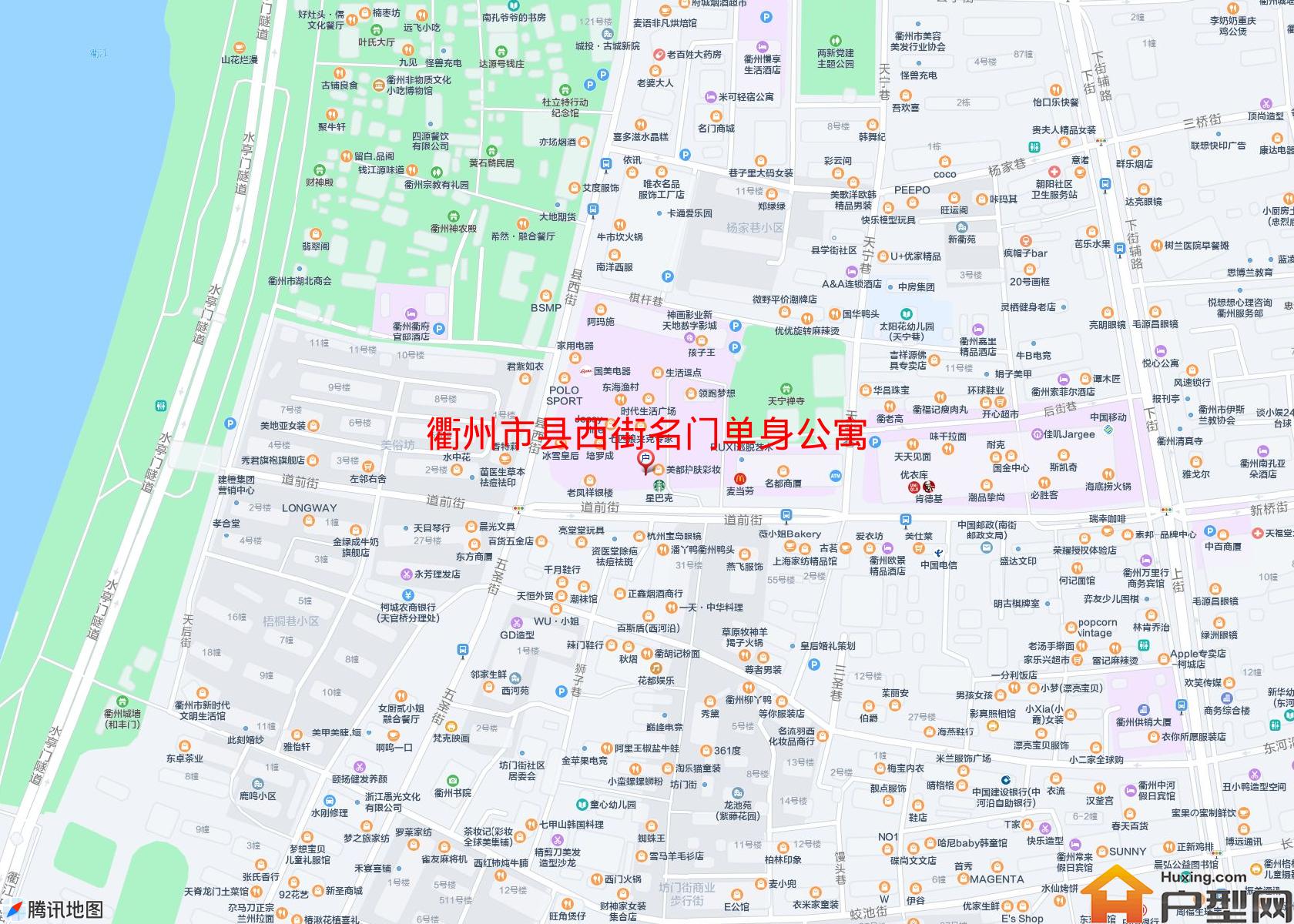 县西街名门单身公寓小区 - 户型网