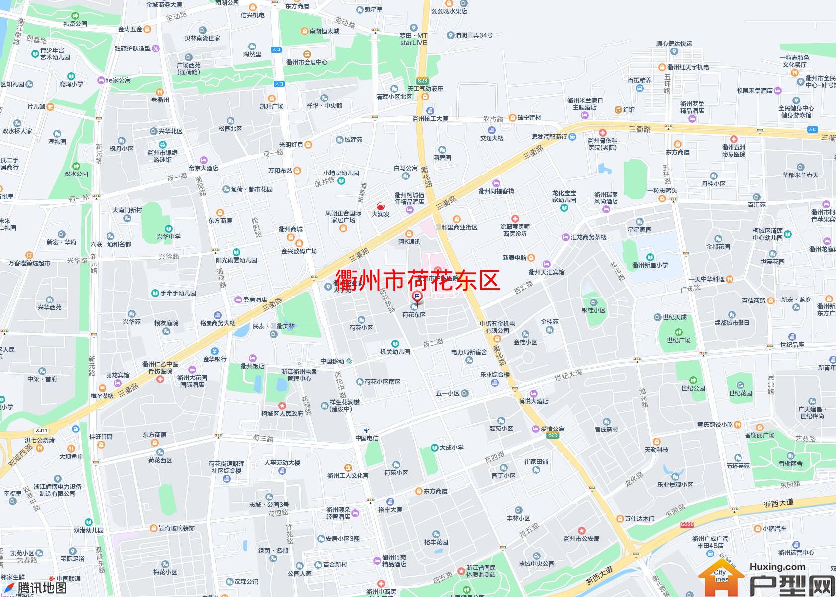 荷花东区小区 - 户型网
