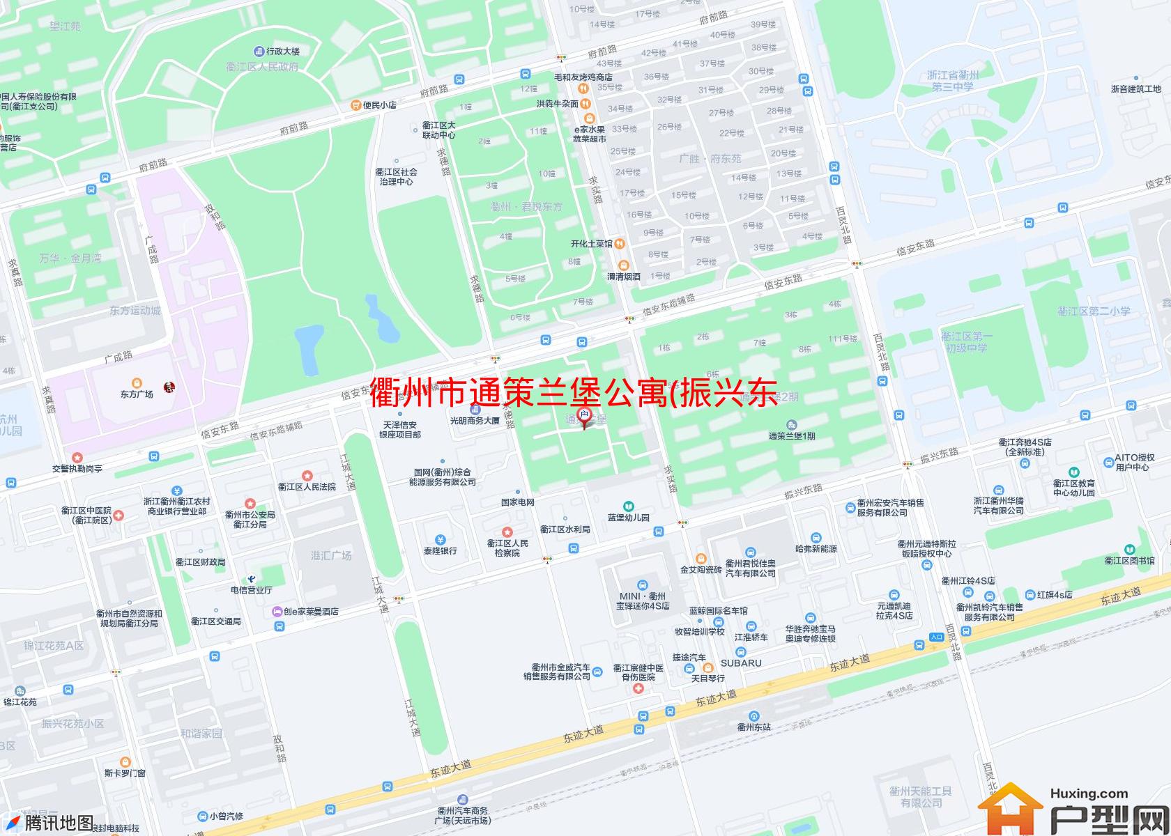 通策兰堡公寓(振兴东路)小区 - 户型网