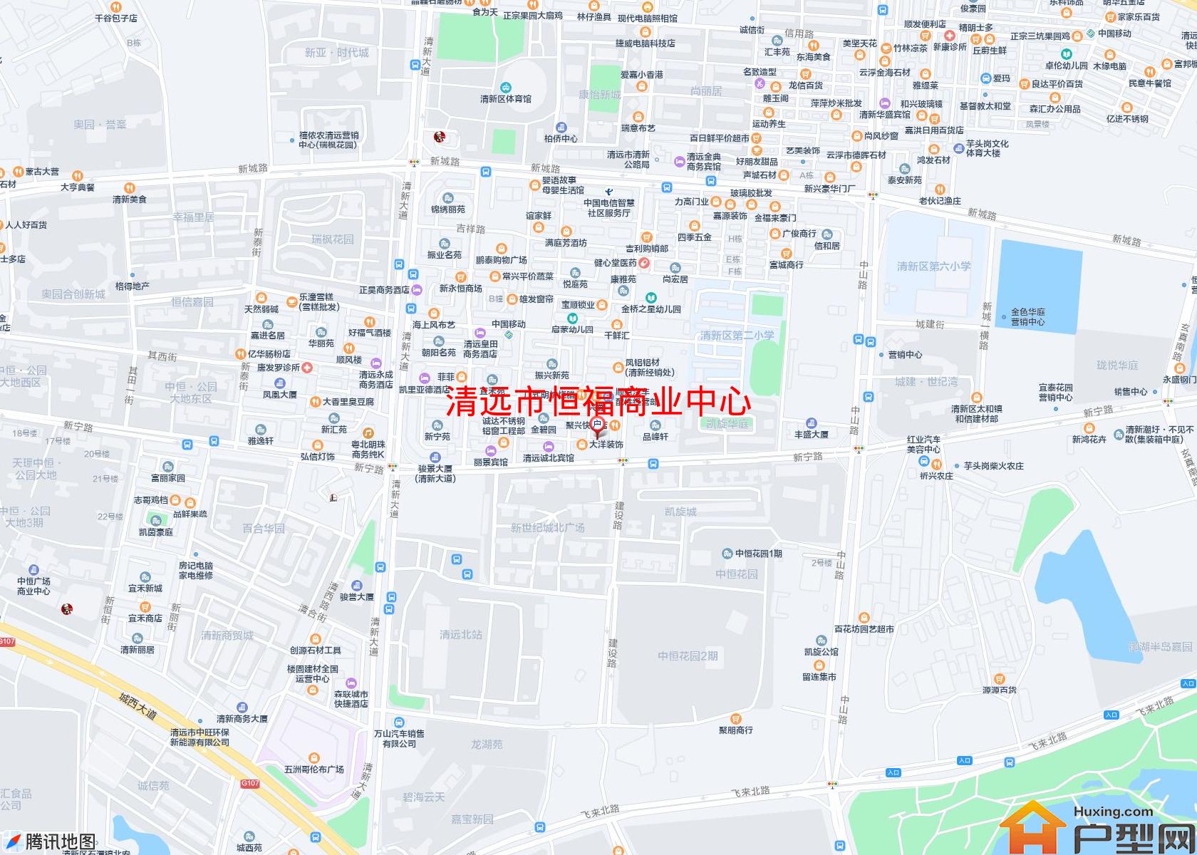 恒福商业中心小区 - 户型网