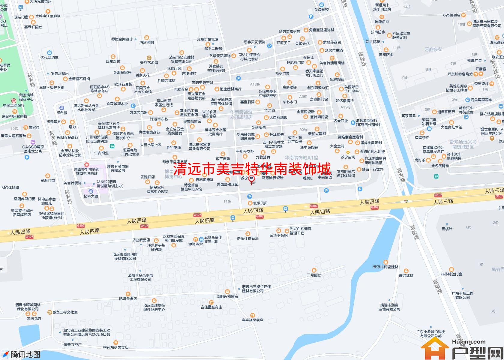 美吉特华南装饰城小区 - 户型网