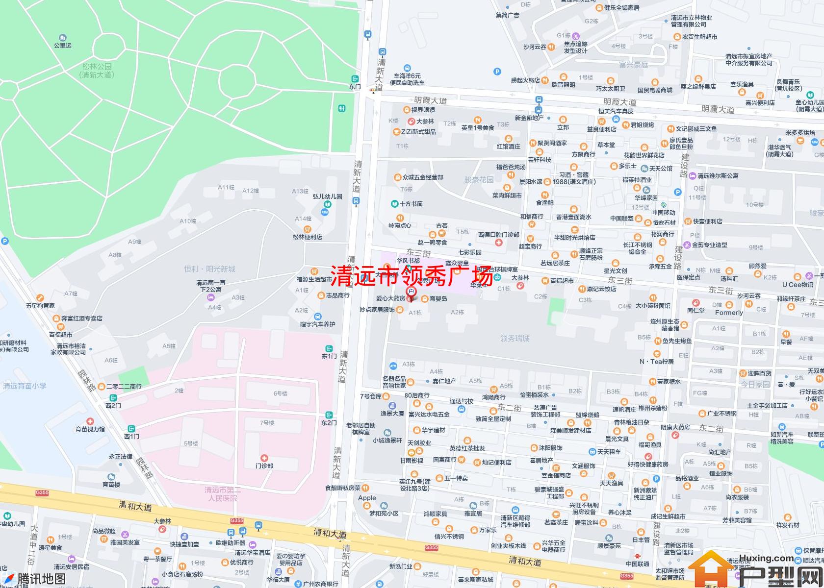 领秀广场小区 - 户型网