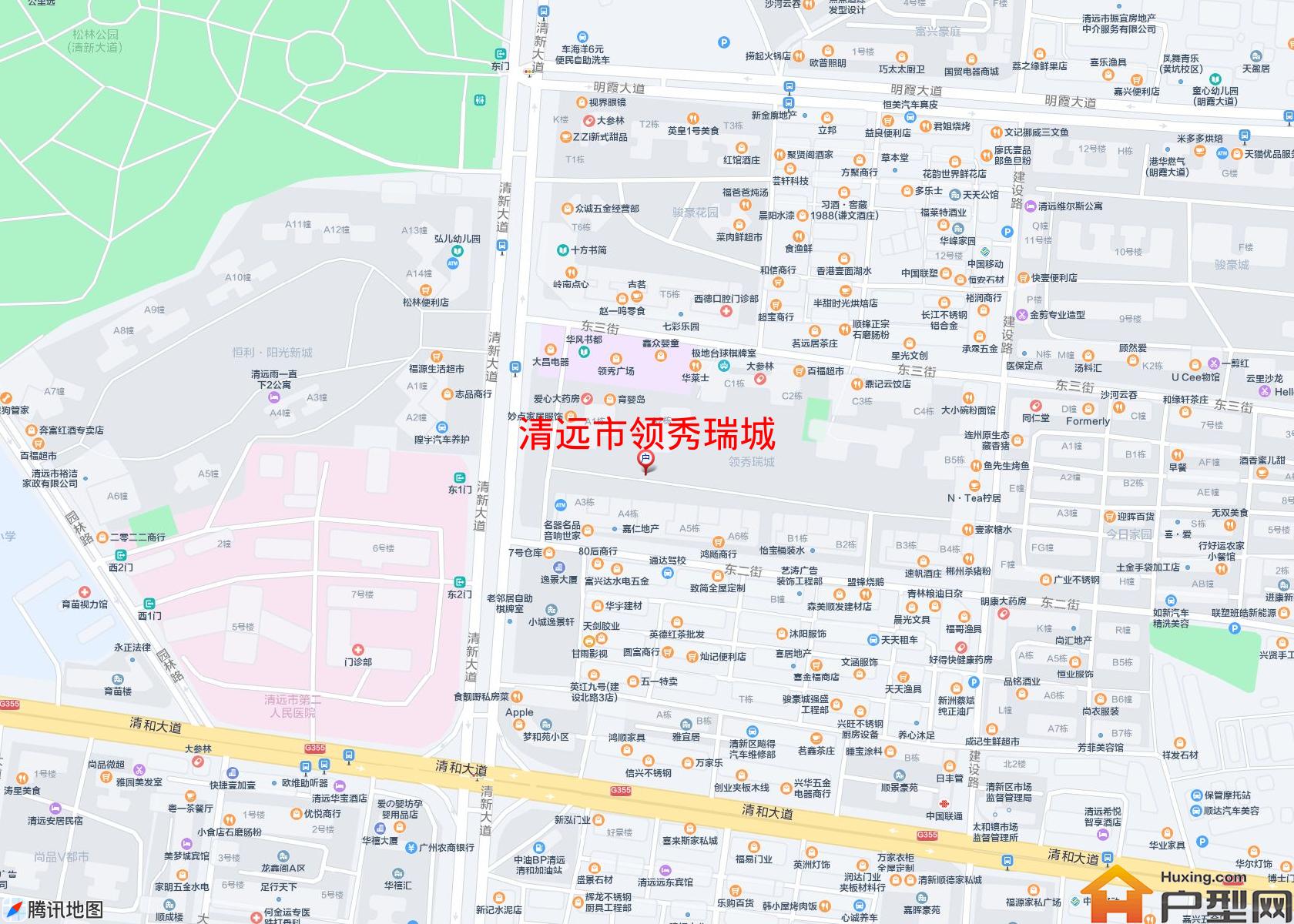 领秀瑞城小区 - 户型网