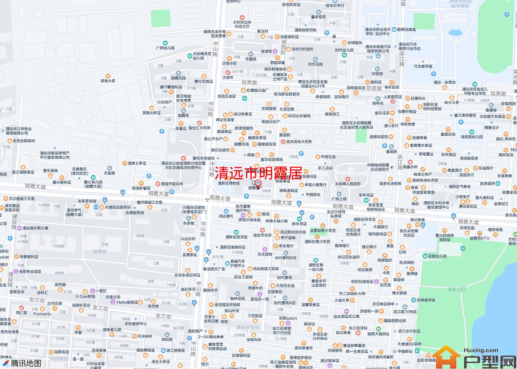 明霞居小区 - 户型网