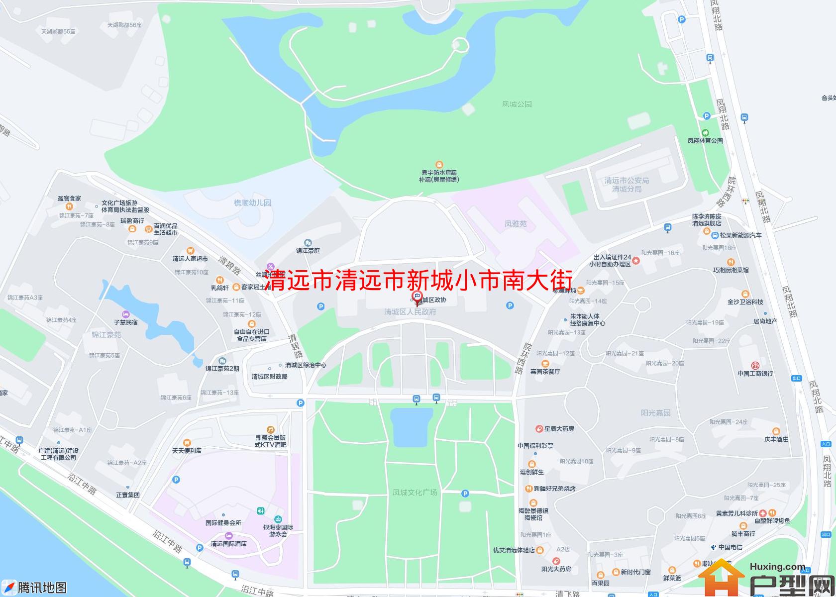 清远市新城小市南大街小区 - 户型网