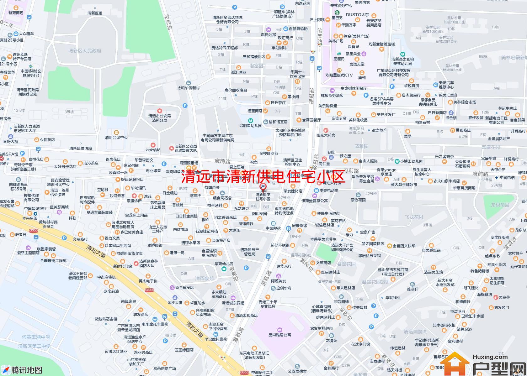 清新供电住宅小区小区 - 户型网