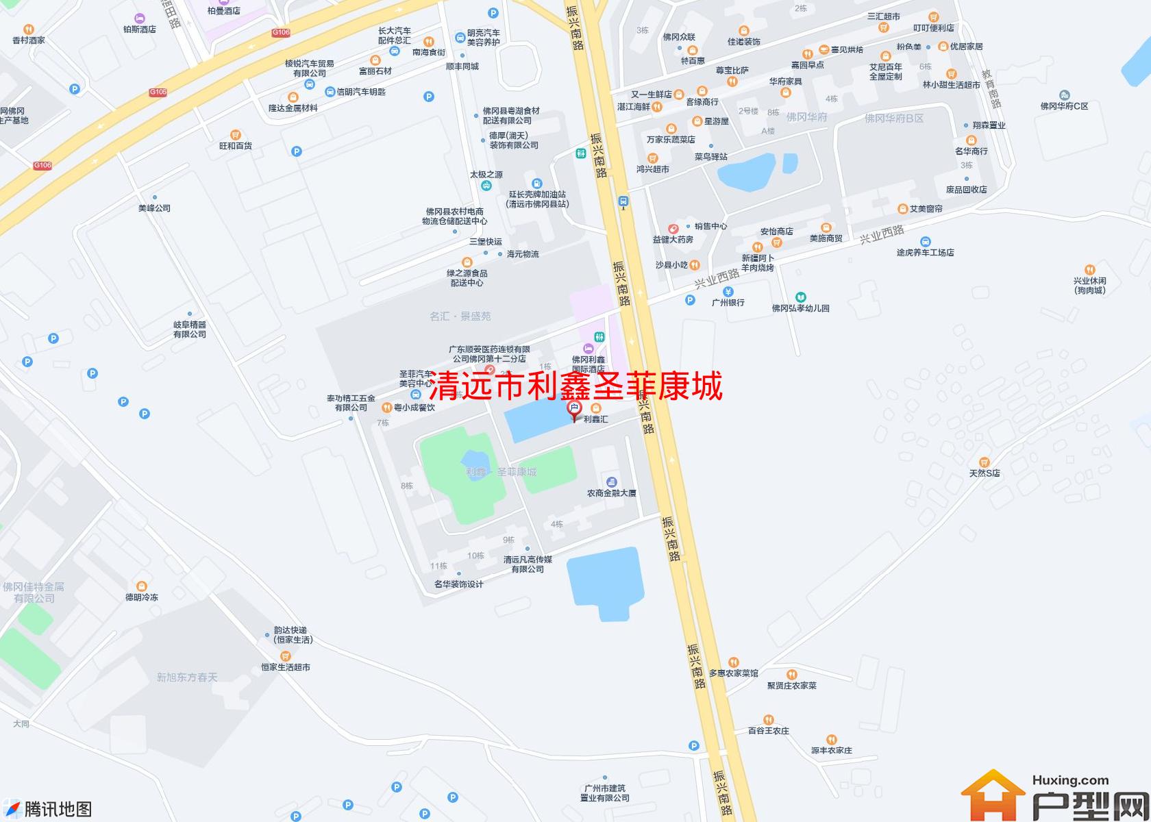 利鑫圣菲康城小区 - 户型网
