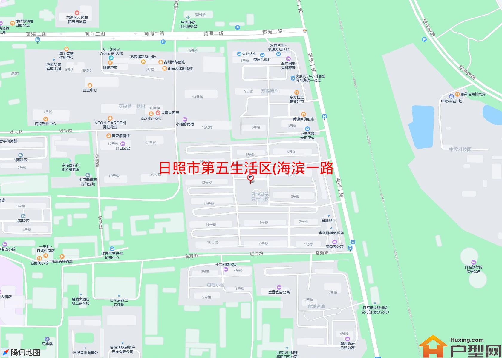 第五生活区(海滨一路35号)小区 - 户型网