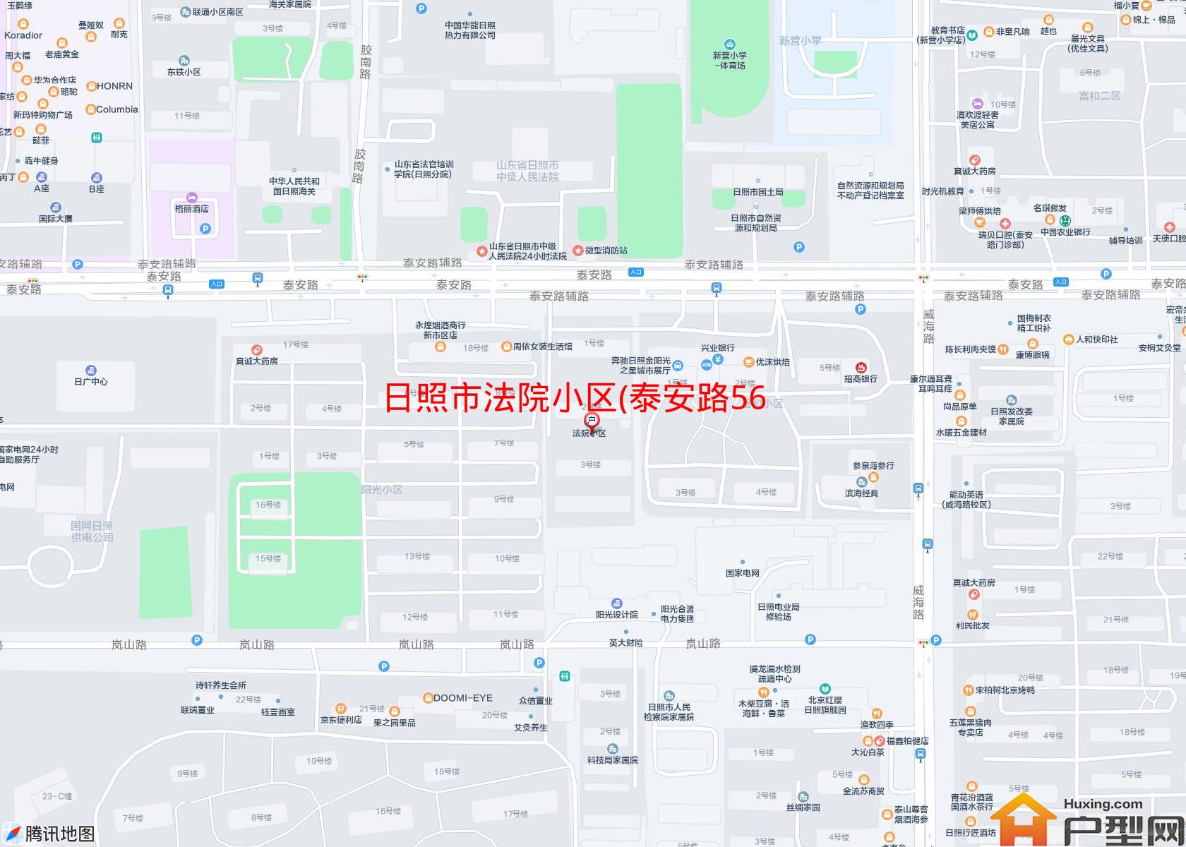 法院小区(泰安路56号)小区 - 户型网