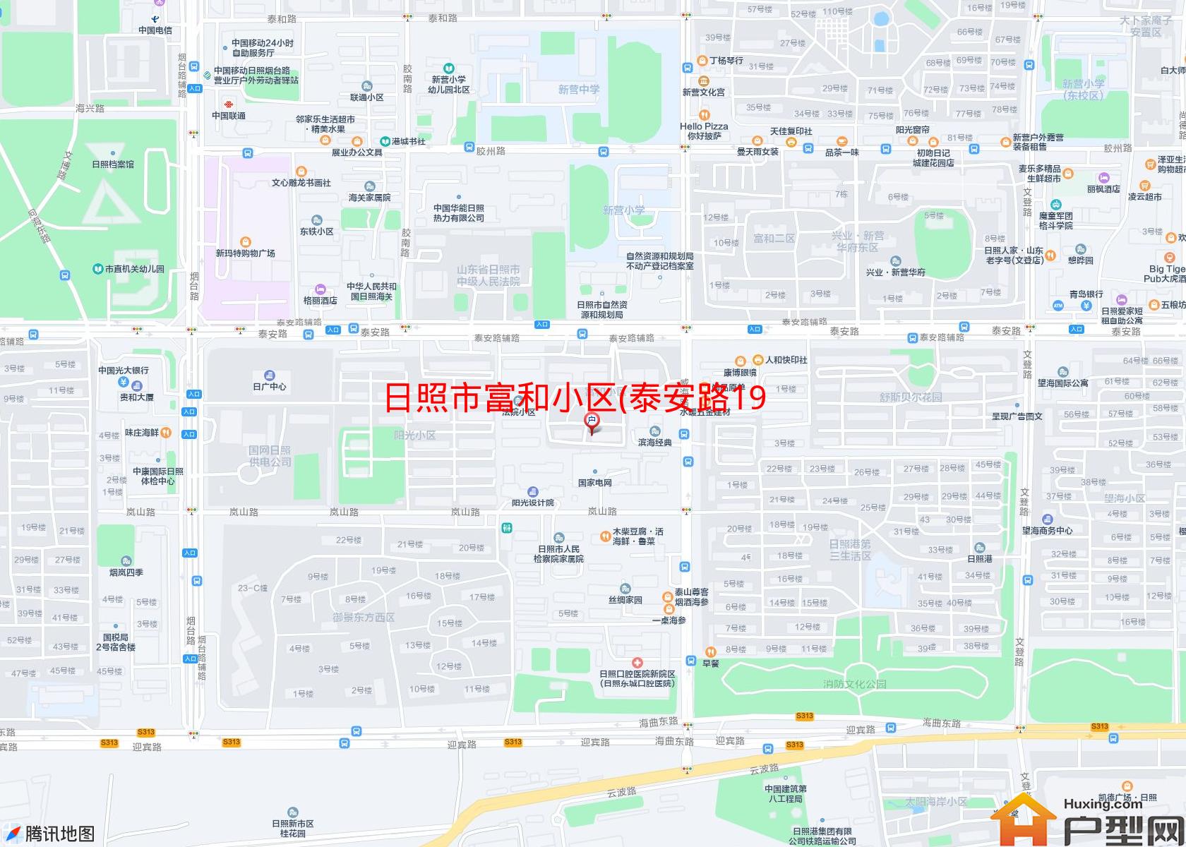 富和小区(泰安路196号)小区 - 户型网