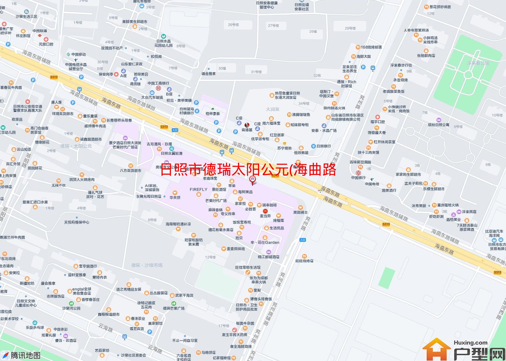 德瑞太阳公元(海曲路)小区 - 户型网