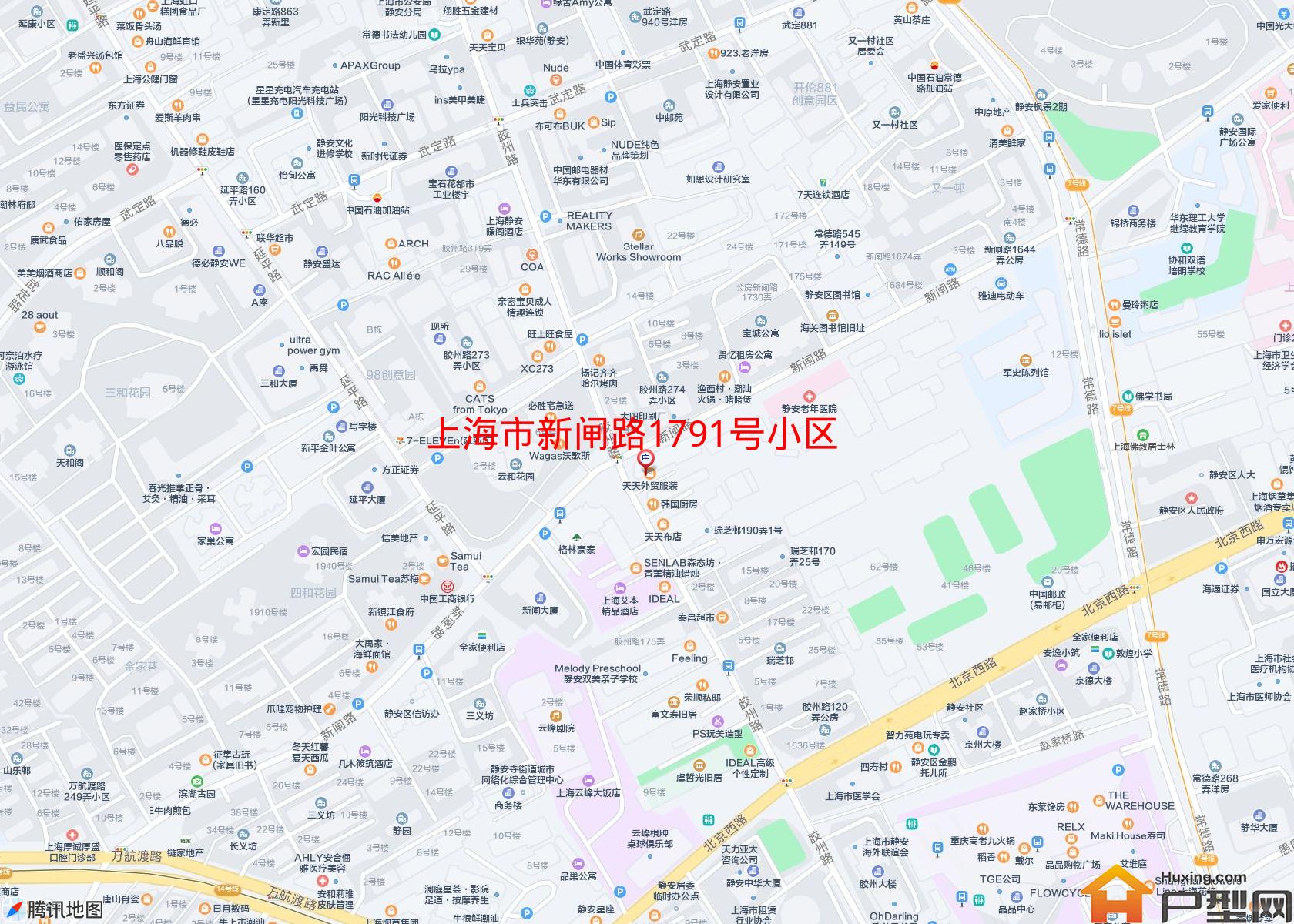 新闸路1791号小区小区 - 户型网
