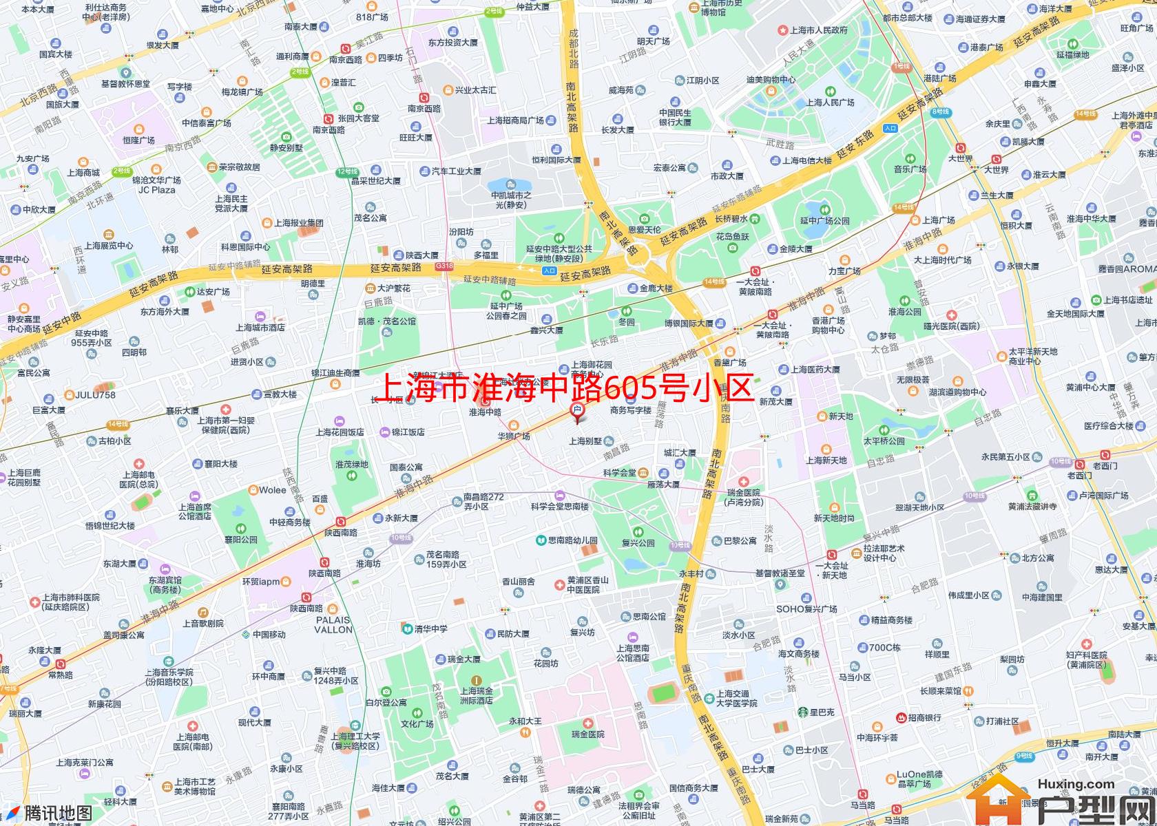 淮海中路605号小区小区 - 户型网