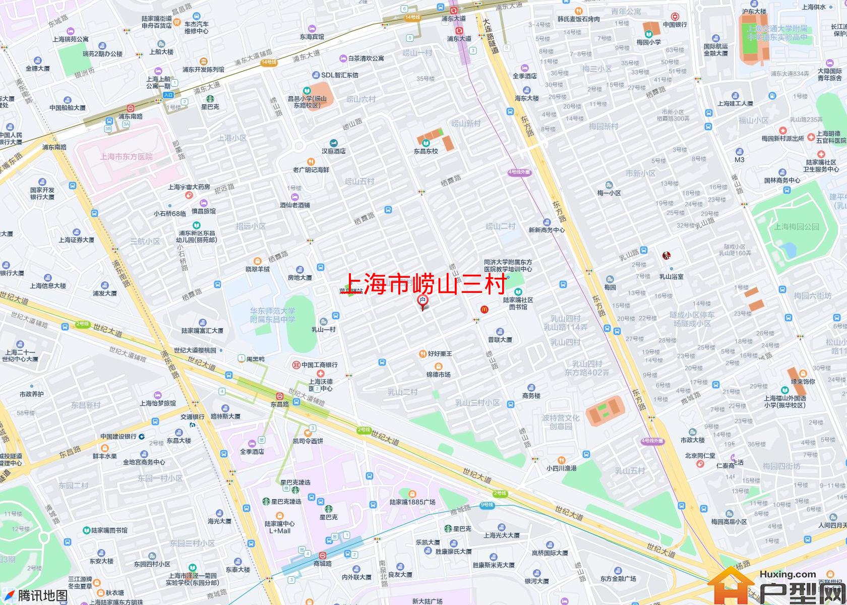 崂山三村小区 - 户型网