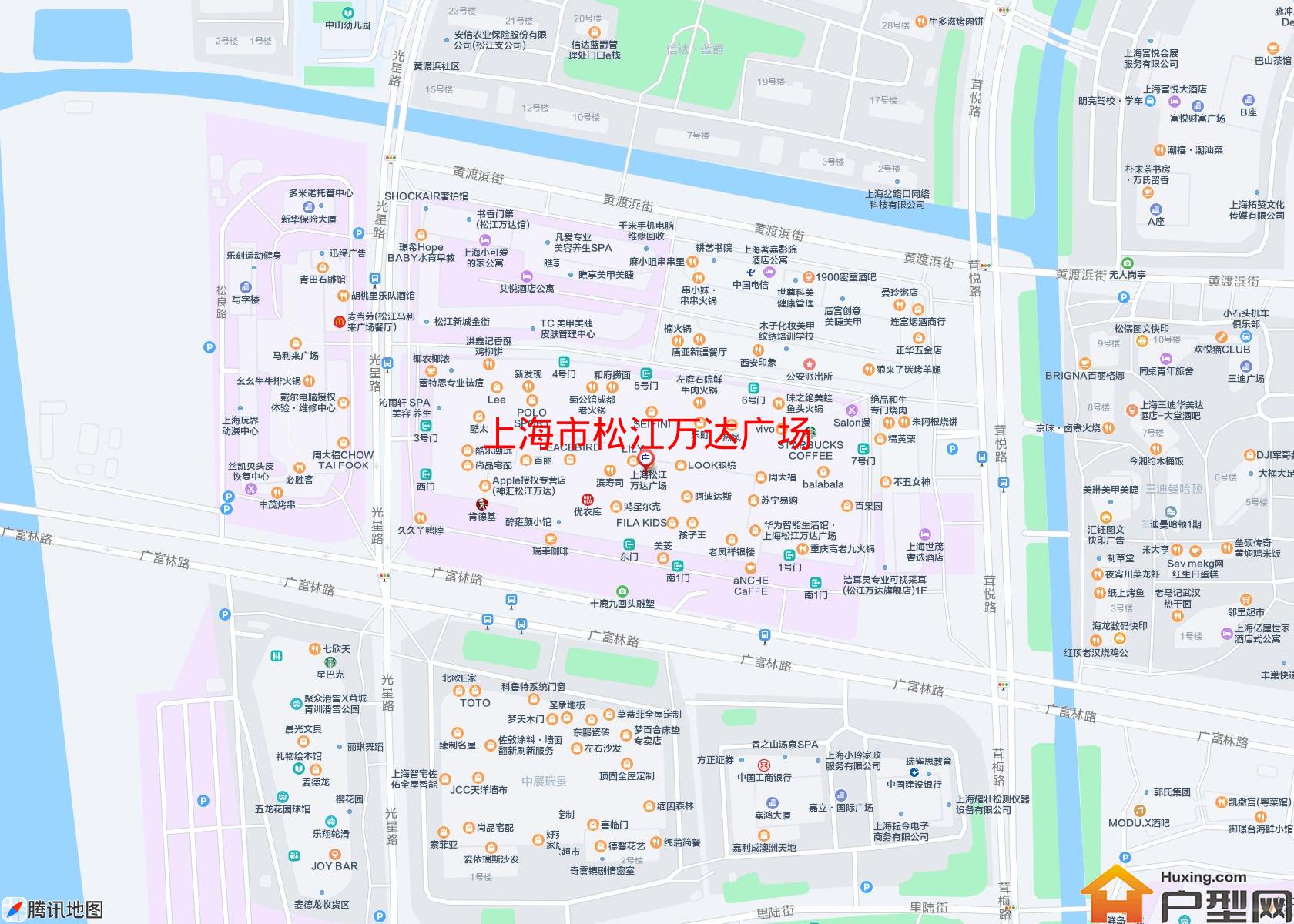 松江万达广场小区 - 户型网