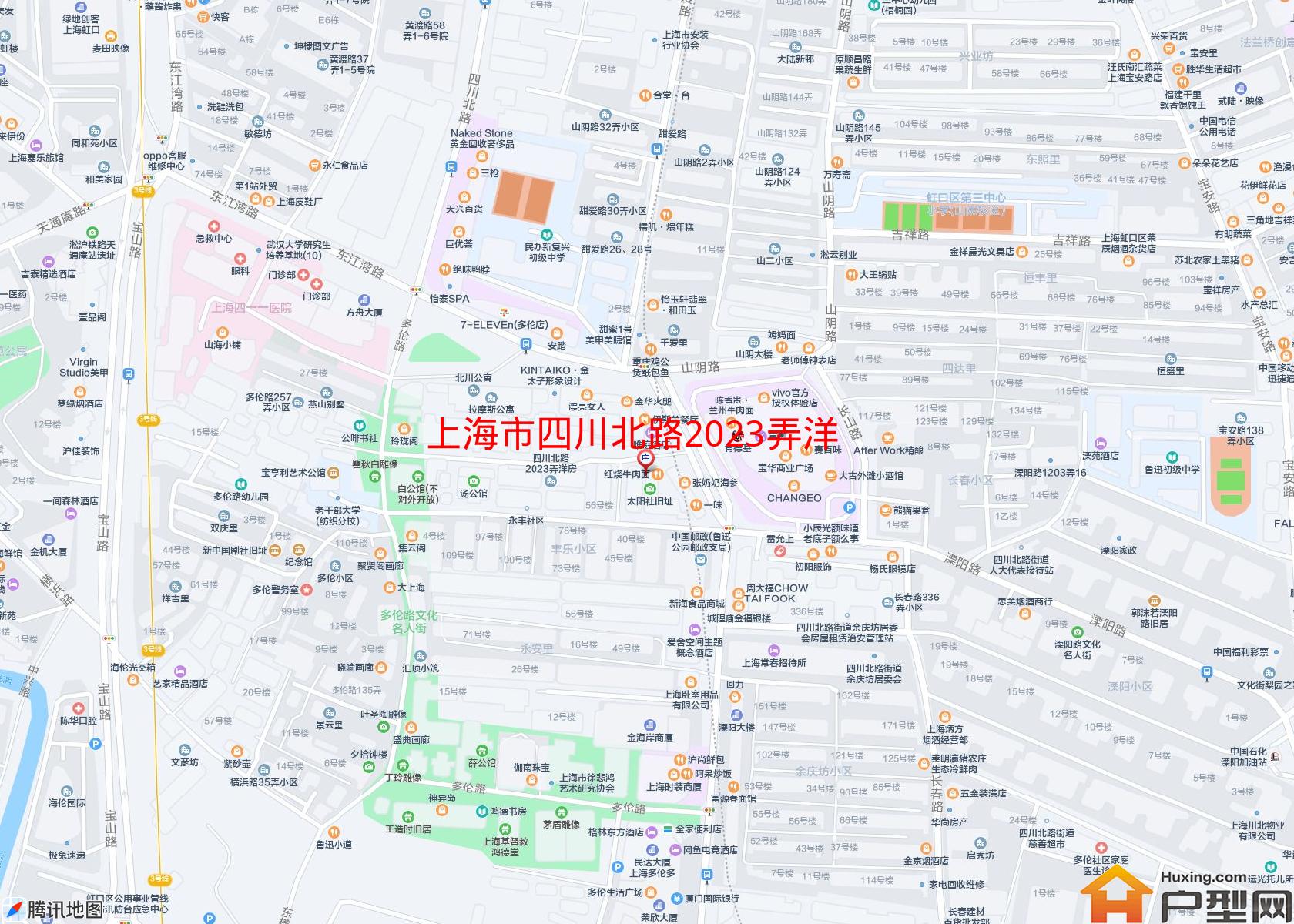 四川北路2023弄洋房小区 - 户型网