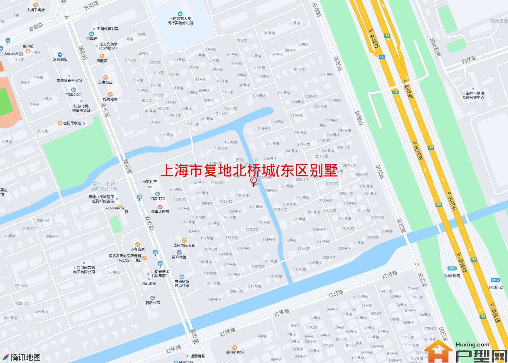 复地北桥城(东区别墅)小区 - 户型网