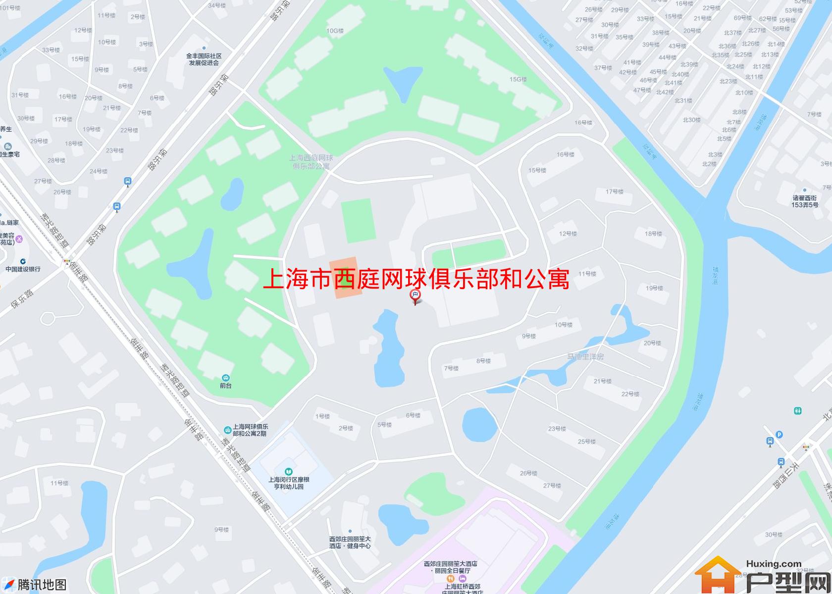 西庭网球俱乐部和公寓小区 - 户型网