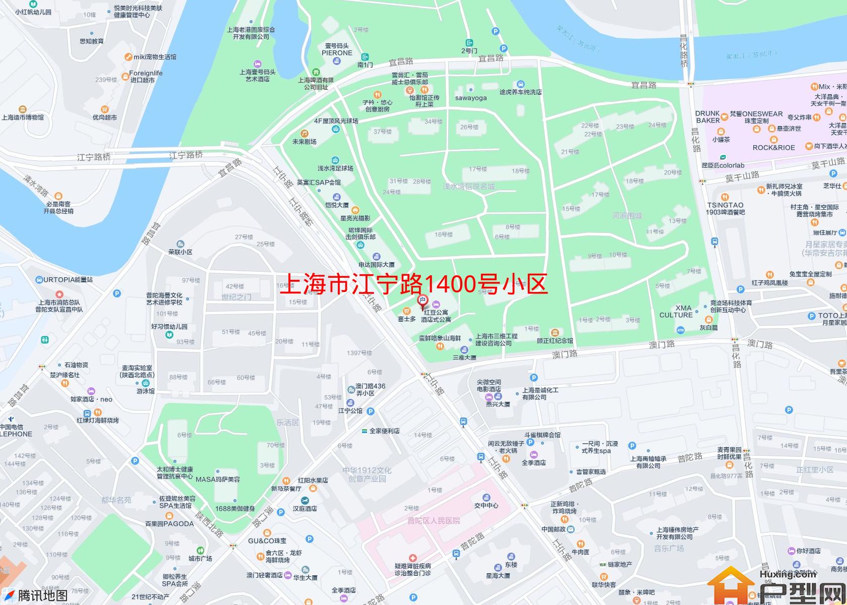 江宁路1400号小区小区 - 户型网