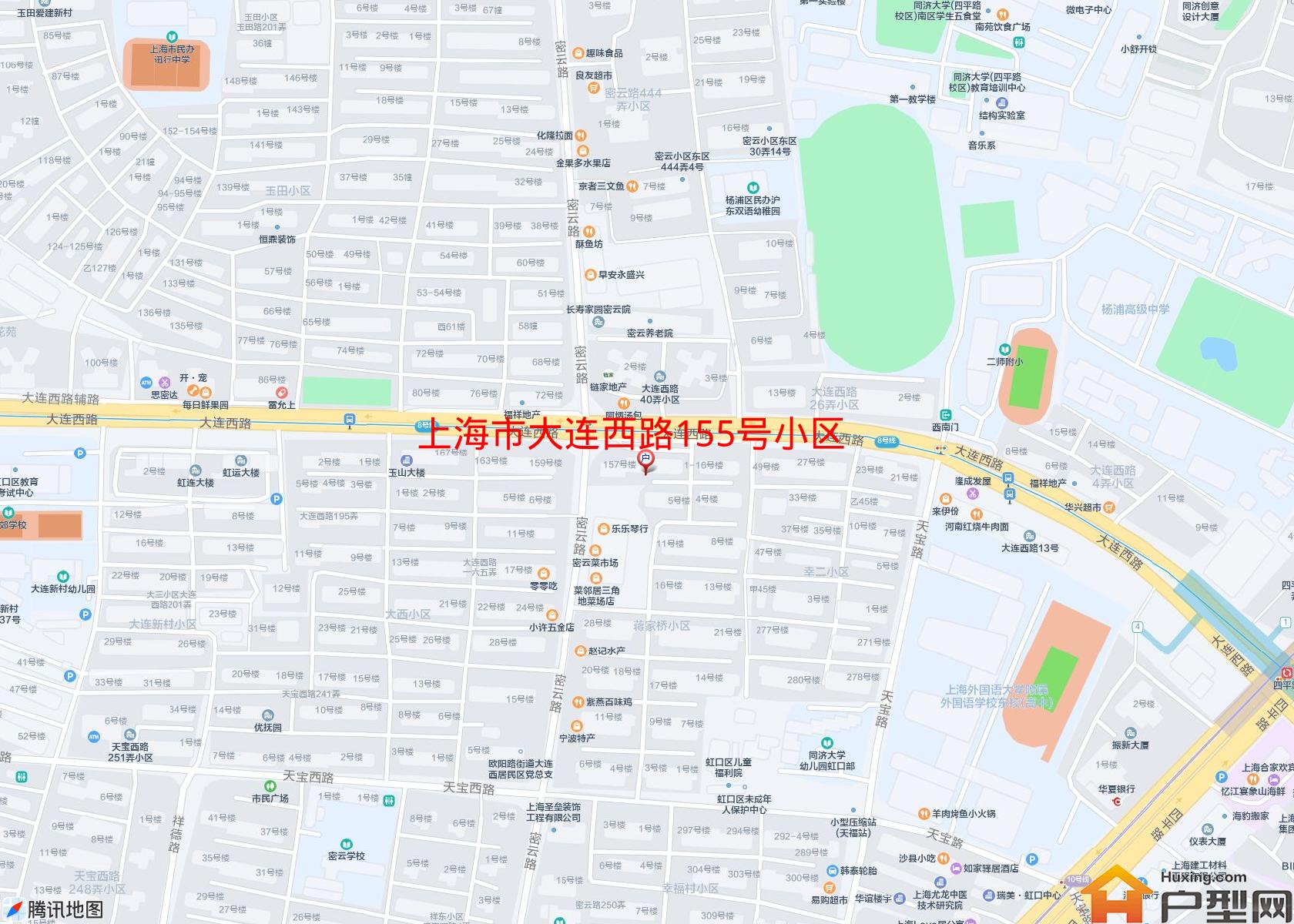 大连西路155号小区小区 - 户型网