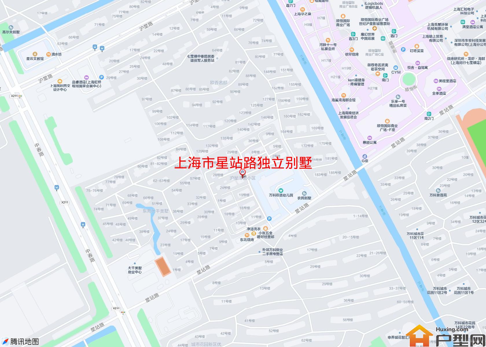星站路独立别墅小区 - 户型网