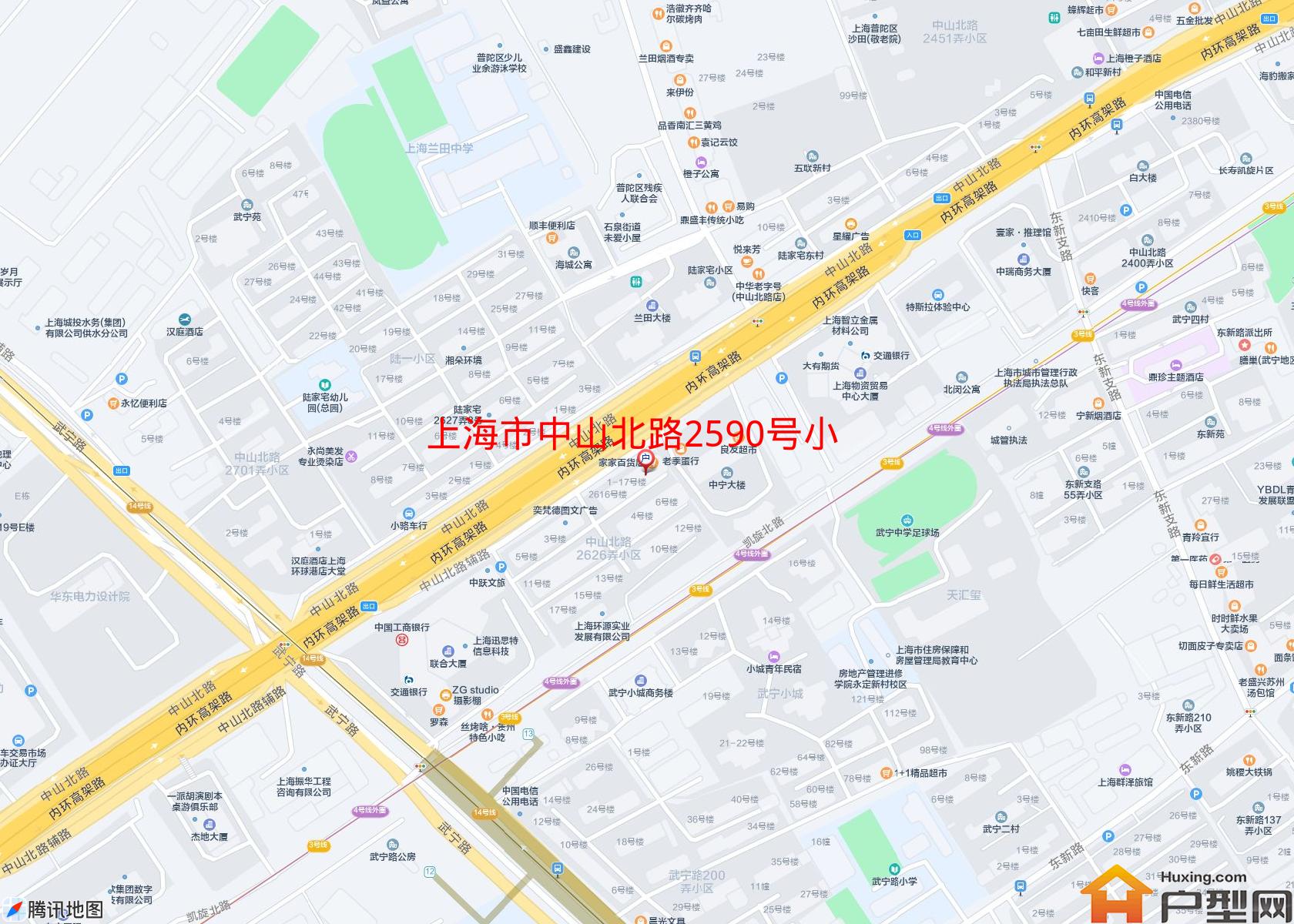 中山北路2590号小区小区 - 户型网