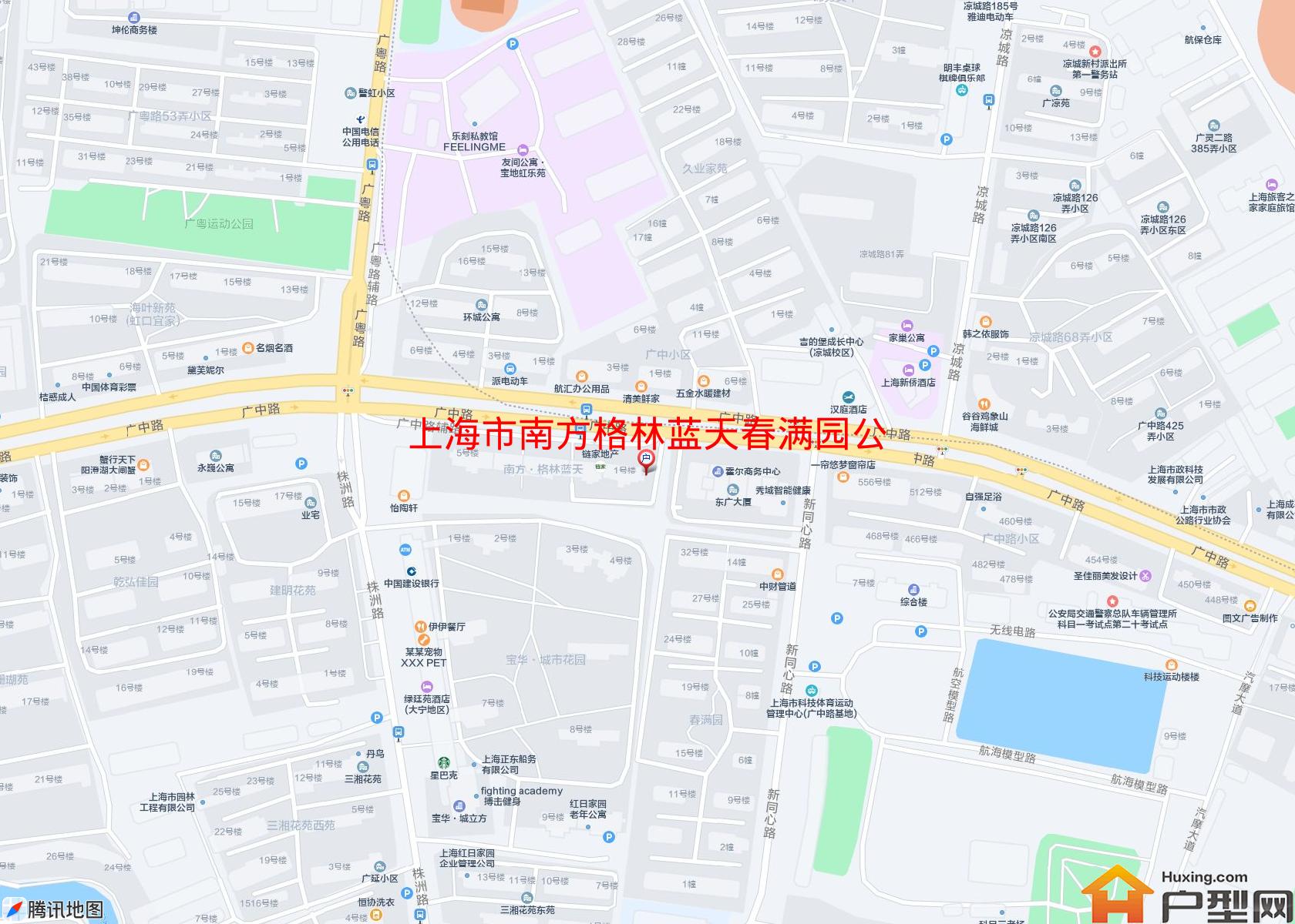 南方格林蓝天春满园公寓小区 - 户型网